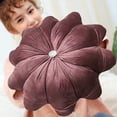 thumbnail image 5 of 18 Inch Velvet Round Throw Pillow case, Decorative Shaped Cushion For Sofa,Couch,Vanity Chair, Bed, Living Room Accent,Soft Home Decor Pillow(Style E), 5 of 5