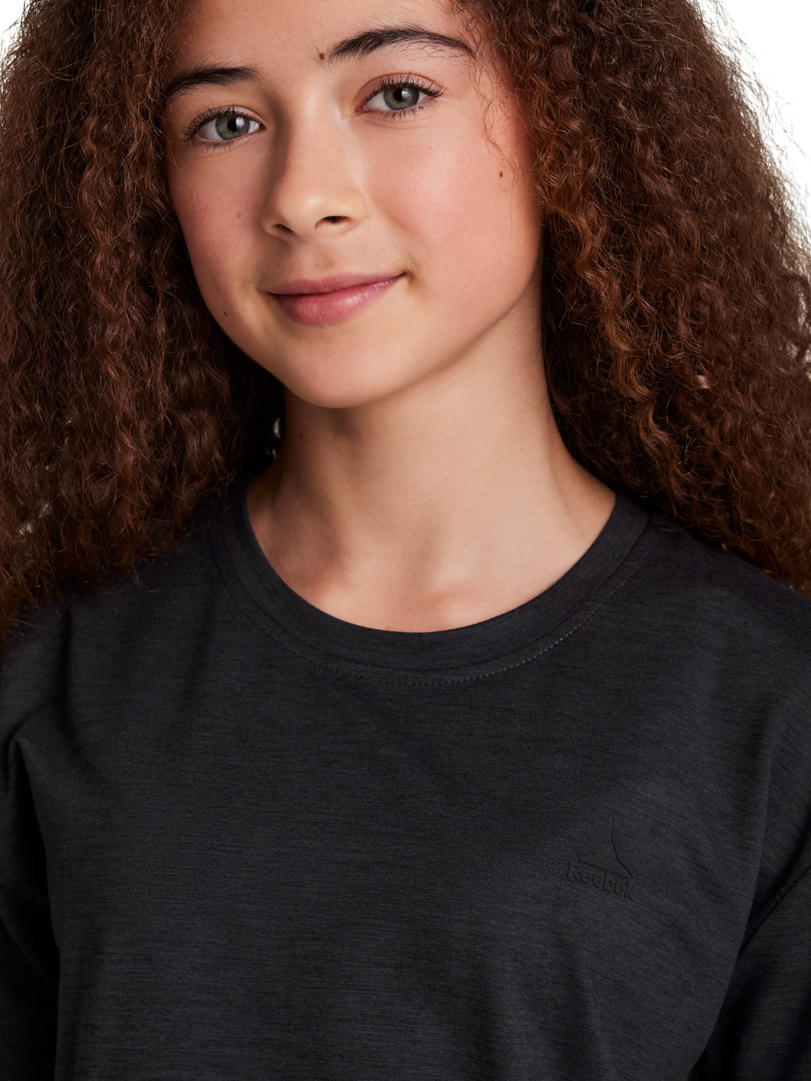 Reebok Girl's Legacy 2.0 Meet & Greet Short Sleeve Performance Top, Sizes 4-18