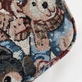 thumbnail image 2 of Bolso de compras de moda para mujer para axilas de oso Kawaii para regalo (cinturón de cadena marrón), 2 of 8