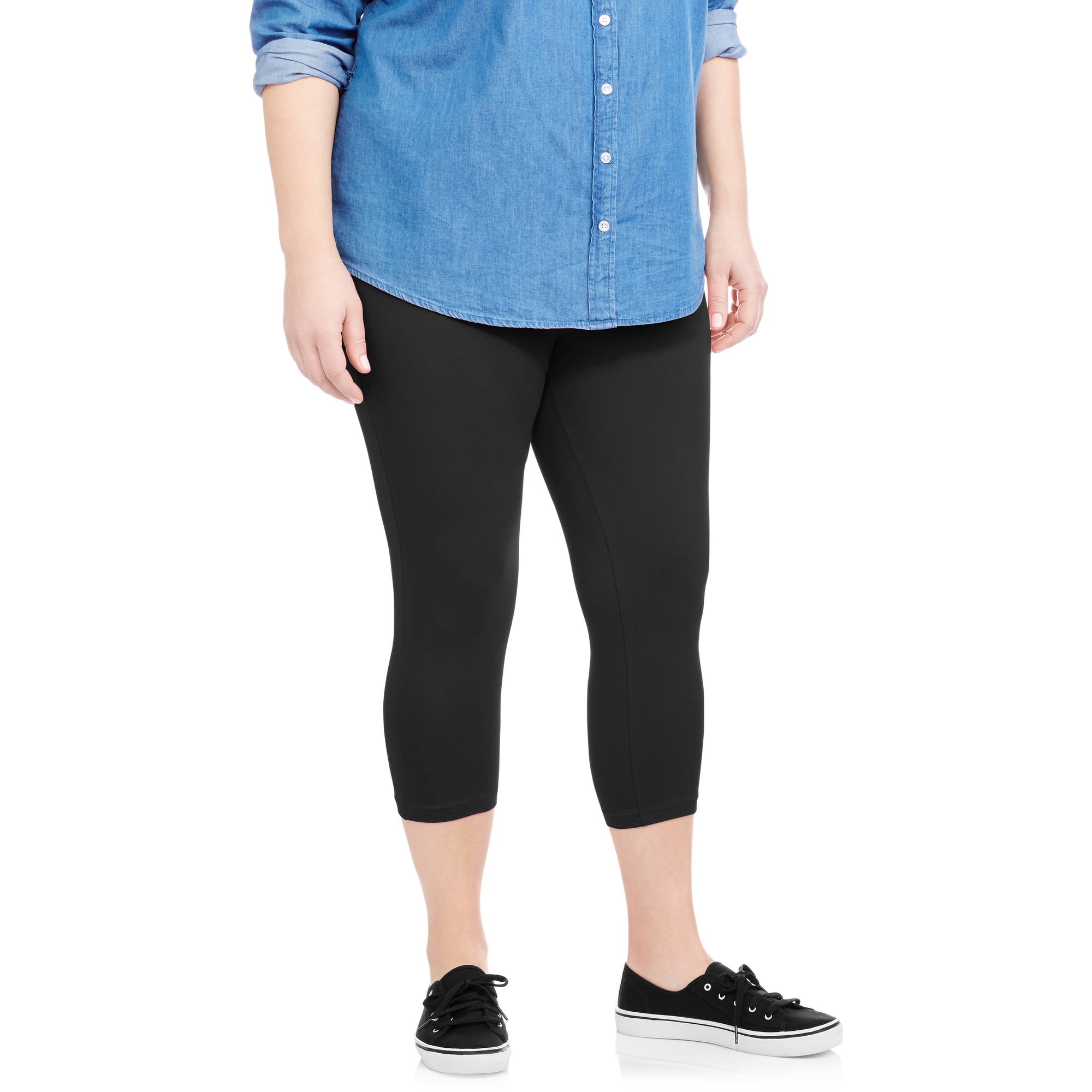 faded glory capris plus size