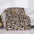 thumbnail image 4 of Throw Blanket for Couch, Leopard Super Soft Fuzzy Comfy Warm Throw Blanket, Cuteness Lightweight Cozy Plush Flannel Blanket & Throws for Sofa and Bed All Season, 4 of 5