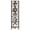 Brown Black, variant on Fnova 70.9" 6-Tier Corner Storage Shelf Unit, Tall Space-Saving Display Rack for Living Room Bedroom Home Office