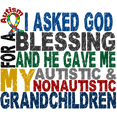 thumbnail image 3 of CafePress - Blessing 5 Autistic & Nonautistic Grandchildren Da - Men's Classic Cotton T-Shirts, 3 of 3