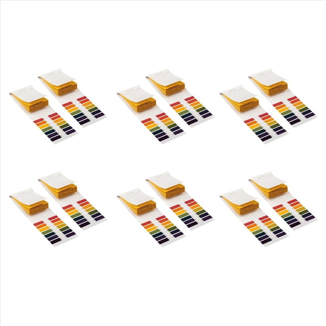 12 Unidades 160 Tiras 1-14 Ph Papel Tornasol Tiras de Prueba de Ph Cosméticos de Agua Suelo Tiras de Papel de Prueba de Ph con Tarjeta de Control