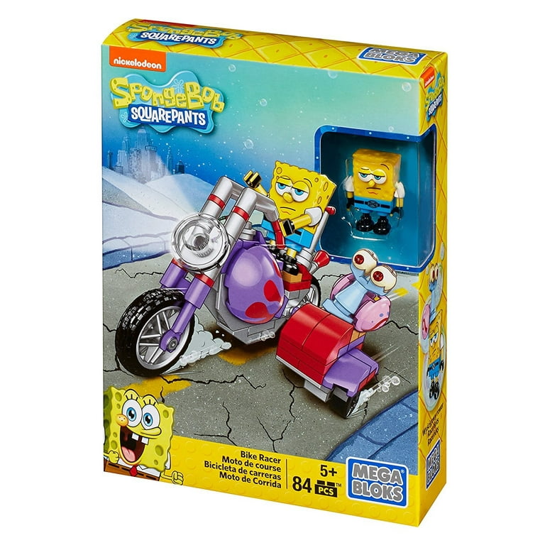 Mega Bloks SpongeBob SquarePants Bike Racer Playset