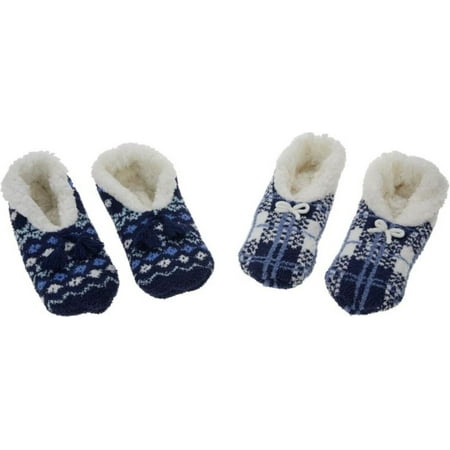 

Comfort Code 2Pc Faux Sherpa Lined Ballerina Slipper Women s 770-315