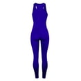 thumbnail image 2 of CAICJ98 Jumpsuits for Women Casual Women Crisscross Bandage Backless Camo Bodycon Jumpsuits Long Pant Romper Playsuit Blue,S, 2 of 5