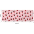 thumbnail image 7 of Strawberry Plants Fruit Flower Pink Pattern Kitchen Rug Mat,Kitchen Runner Rugs Non Skid Washable,Decorative Kitchen Floor Mats for Kitchen,Sink,Laundry,17"x47.2", 7 of 7