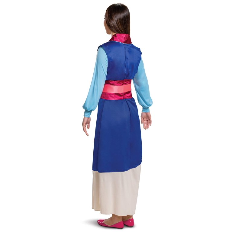 Mulan Women's Blue Dress Costume - Walmart.com