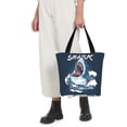 thumbnail image 5 of Bingfone Shark Women Shoulder Tote Bags Casual Bag Ladies Shopping Handbag, 5 of 7