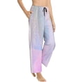 thumbnail image 2 of Kll Womens Rainbow Print Pajama Pants Soft Pajama Bottoms For Women Cozy Lounge Pants, 2 of 9
