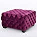 thumbnail image 3 of Christopher Knight Home Jaymee Velvet Ottoman, Fuchsia, 3 of 10