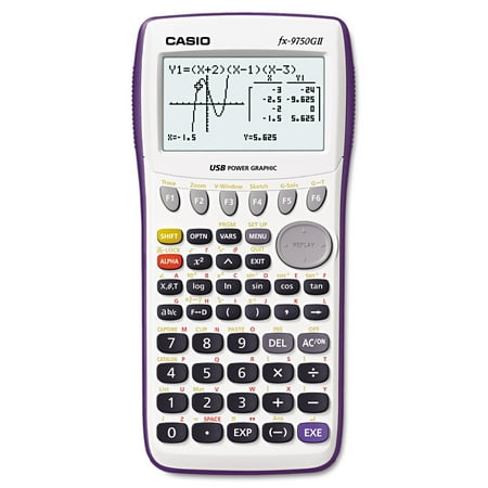 Casio FX-9750GII Graphing Calculator, Icon Based