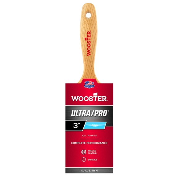 Pincel Wooster 4176-3 de nailon y poliéster firme de 3 pulgadas
