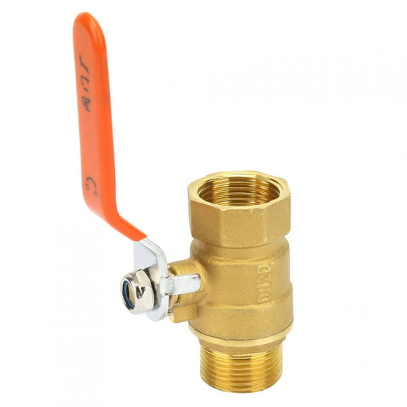 Kritne Ball Valve,Brass Pipe Ball Valve Male and Female Thread 3/4  DN20, Shut-off Valve