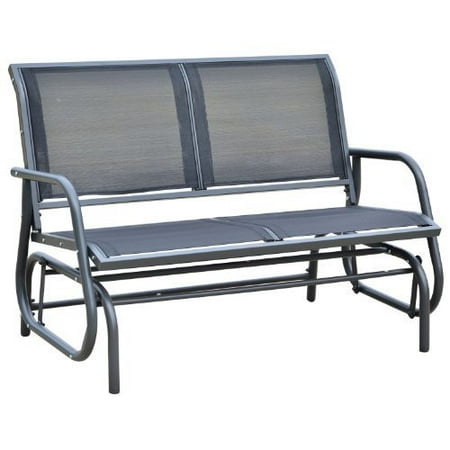 Red Barrel Studio Callen 49'' Outdoor Patio Swing Glider Bench