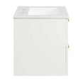 thumbnail image 3 of Modway Daybreak 24" Modern Wood/Ceramic Bathroom Vanity in White, 3 of 8