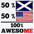 thumbnail image 2 of CafePress - Half Scottish Half American Body Suit - Baby Light Bodysuit, Size Newborn - 24 Months, 2 of 4