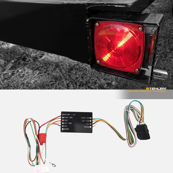 Stehlen 642167818939 Trailer Tow Hitch 4 Way Flat Wiring Harness T-Connector For 2007-2013 Acura MDX