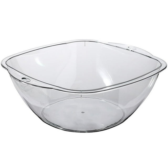 Miangastore Bassin de Lavage Transparent pour Salon, Bassin de Lavage pour le Visage, Bassin de Lavage en Plastique