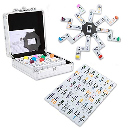 CHH Double 12 Numeral Mexican Train Dominoes MEXICAN TRAIN SET WITH NUMBERS 
