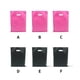 thumbnail image 3 of Bolsa de almacenamiento portátil de 50 piezas, bolsas de compras para recuerdo de fiesta, bolsa de ropa de gran capacidad para viajes al aire Almacenamiento y organización del hogar Negro 35x45cm Bearachild HA075227-06, 3 of 6
