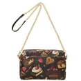 thumbnail image 2 of FORMRS Women Crossbody Purse with Chain Strap Vegan Leather Shoulder Handbag, Chocolate Cakes, 2 of 7