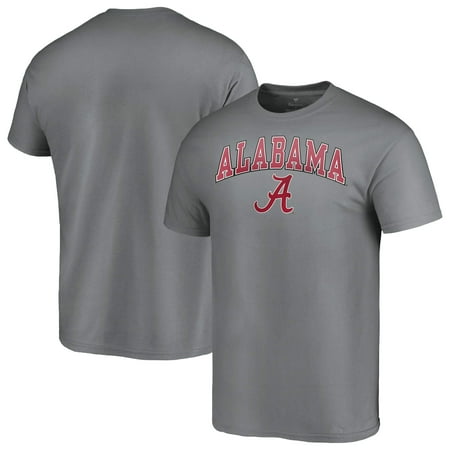 Alabama Charcoal - Alabama Crimson Tide Fanatics Branded Campus T-Shirt - Charcoal