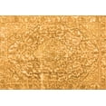 thumbnail image 1 of Ahgly Company Indoor Rectangle Abstract Orange Contemporary Area Rugs, 2' x 5', 1 of 1