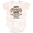 thumbnail image 3 of Inktastic Happy Birthday, Daddy Best Ever in Pink Boys or Girls Baby Bodysuit, 3 of 5