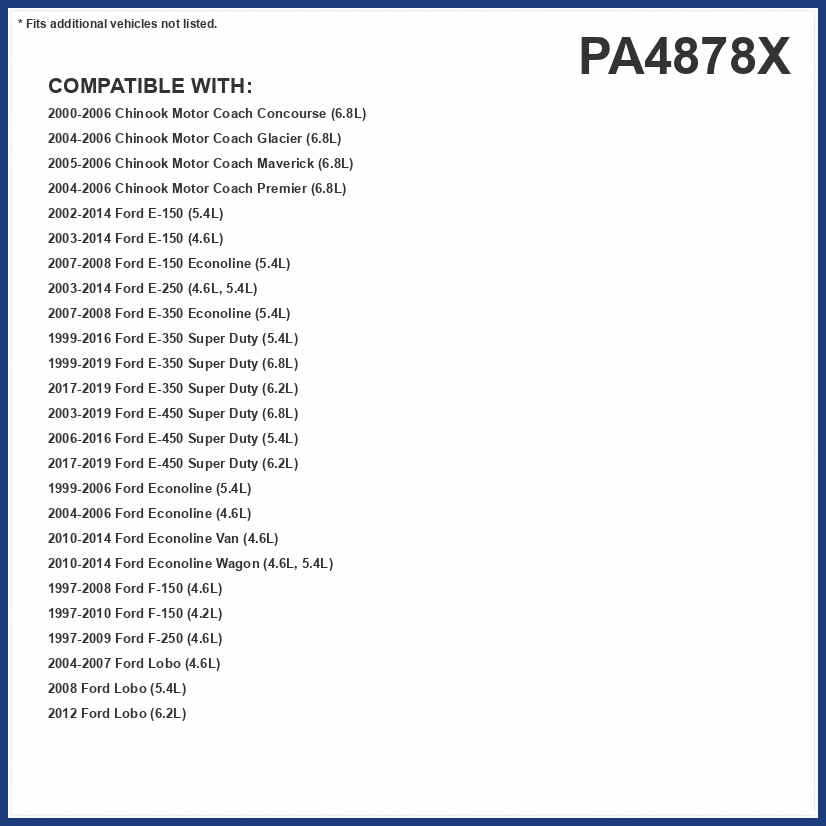 HIGHFLOW High Performance, Pre-Oiled Disposable Engine Air Filter PA4878X | Fits 2003-2014 Ford E-250, 2003-2019 E-450 Super Duty, 2003-2014 E-150, 2004 F-150 Heritage