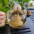 thumbnail image 4 of Filtro de té para hojas sueltas y té de hierbas, interesante Infusor de té con diseño de caca para amantes del té, trae una hora divertida del té, grado alimenticio, 4 of 5