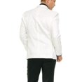 thumbnail image 3 of Adam Baker Men's Floral Paisley Shawl Lapel Tuxedo Jacket Matching Bow Tie Included, 3 of 6
