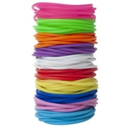 GOGO 100 PCS Neon Jelly Bracelets Punk Style Toy Accessories Birthday Party Favors for Wholesale-Black-1Pack