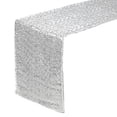 thumbnail image 2 of mantel de mesa redonda mantel de boda mantel de fibra de poliéster con lentejuelas doradas cubierta de mesa para mesa redonda decoración de boda en casa plata 30x30 ANGGREK Otros, 2 of 8