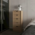 thumbnail image 6 of FM FURNITURE  Olijato 5-Drawer Dresser for Nurseries and Bedrooms ? Modern Space-Saving Storage, Natural Oak, 6 of 8