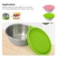 thumbnail image 3 of WASHWEPE 2Ud Contenedores Pequeños De Acero Inoxidable Para Salsa Con Ideal Para Bbq Y Picnic, 3 of 8