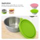 thumbnail image 3 of WASHWEPE 2Ud Contenedores Pequeños De Acero Inoxidable Para Salsa Con Ideal Para Bbq Y Picnic, 3 of 8