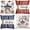 1#flag Star, variant on 4 Pack Independence Day Pillow Covers 16 x 16 Inch 4th of July American Flag Throw Pillow Case Memorial Day Patriotic Star America Freedom Decor Cushion Case for Home Couch Sofa Bed