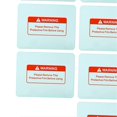 thumbnail image 2 of Pack of 10 transparent welding helmet protectors, rounded corners, 116 x 90 mm, 2 of 3