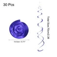 thumbnail image 2 of Uxcell 30pcs Hanging Swirls Decorations for New Year Wedding Celebration, Dark Blue, 2 of 5