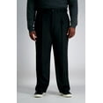 thumbnail image 2 of Haggar Men's Big & Tall Cool 18® Pro Solid Pleat Pant Classic Fit HC90248, 2 of 10