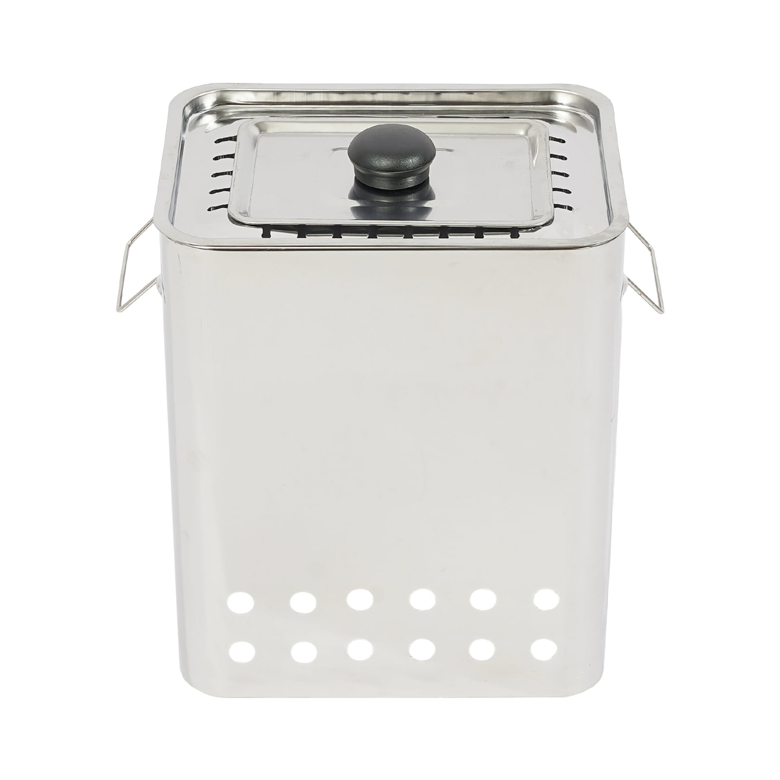 ToppiJoy  26 Skewers Portable 360° Smokeless Square Barbecue Hanging Grill, Stainless Charcoal BBQ Stove for Travel Camping Grill Picnic Patio Backyard