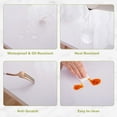20x40 inch transparent tablecloth protector, suitable for dining room ...