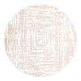 thumbnail image 2 of Unique Loom Hermitage Collection Area Rug - Armor (10' 8" Round White Bone/Beige), 2 of 6