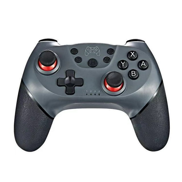 Wireless Controller for Switch and Switch Lite, Switch Pro Controller Gamepad Joypad Joystick Support Gyro Axis/Turbo/Dual Shock Compatible with Nintendo Switch(Silver Gray)