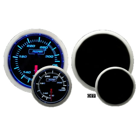 - Prosport Gauges 216BFWBOTSM.F 52 Millimeter Oil Temperature Gauge Electrical