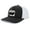 Black Sheep, variant on Black Sheep Hat Farm Animal Embroidered Mesh Back Trucker Hat, Black Heather/White