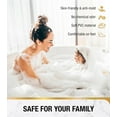 thumbnail image 5 of Non Slip Shaggy Bathroom Rugs Extra Thick Soft Bath Mats Plush Microfiber Absorbent Water for Tub Shower Machine Washable, 5 of 5