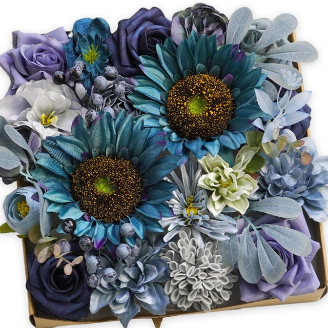 Wweixi Whimsical Blooms Low Maintenance Artificial Flower Collection Realistic 23new style LH003 1Set